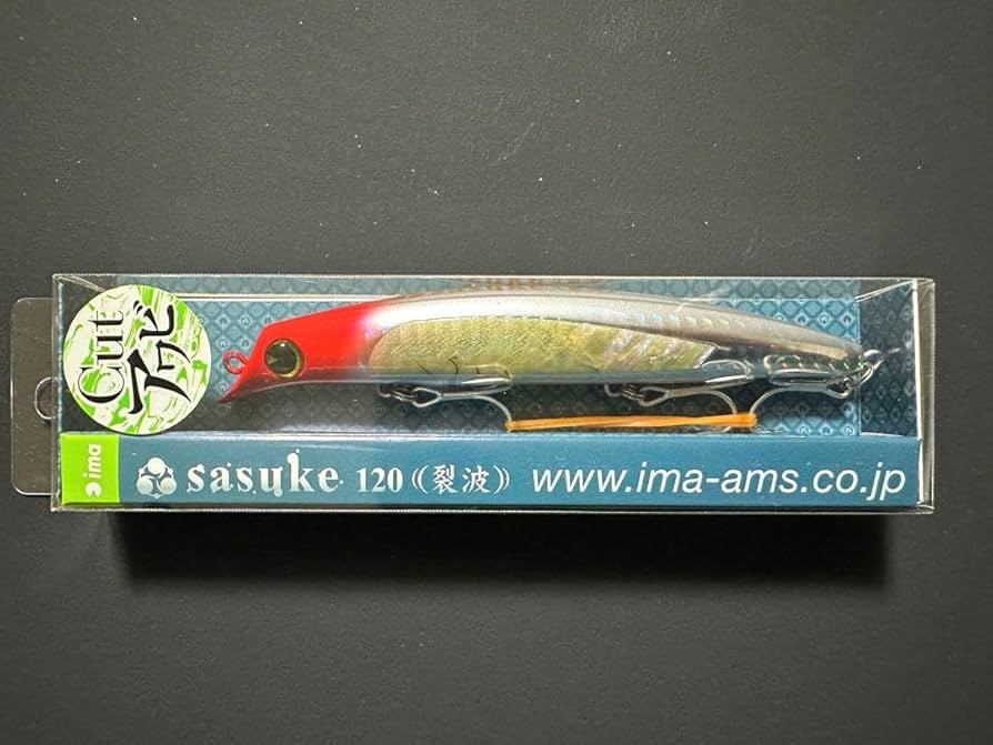 【限定】cutアワビ_レッドヘッドカットアワビ_サスケ 120 裂波_アイマ Amazon.co.jp: 限定cutアワビ_アイマ_サスケ120裂波_レッド